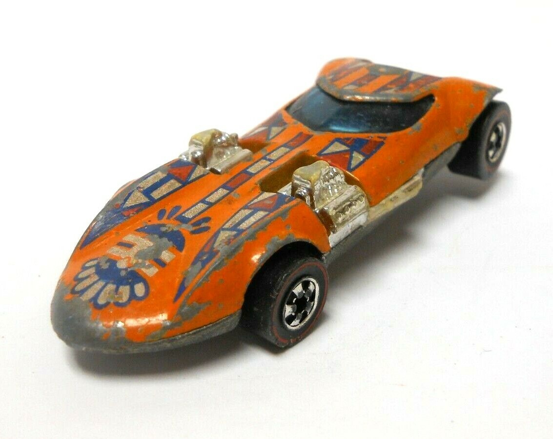 ホットウィール (Hot Wheels) 1968 U.S.A 1976 Release 1968 Hot Wheels Redline Orange Twin Mill Flying