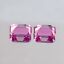 thumbnail 4 - AAA Natural Flawless Ceylon Pink Sapphire Loose Emerald Cut Gemstone Pair 6x4 MM