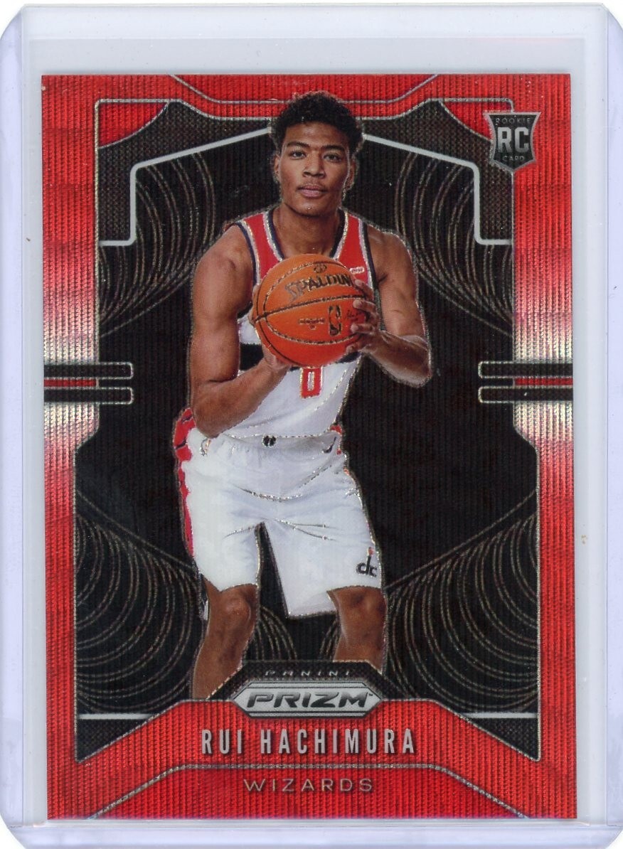 2019 Panini Prizm #255 Rui Hachimura Ruby Wave Rookie RC
