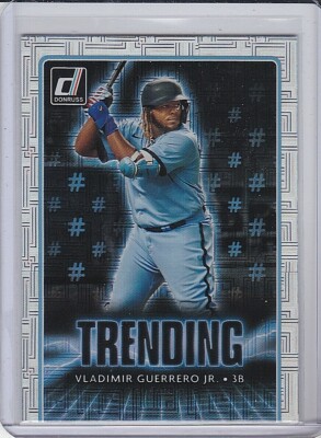 2021 Panini Donruss Trending Vector #TR3 VLADIMIR GUERRERO JR Blue Jays