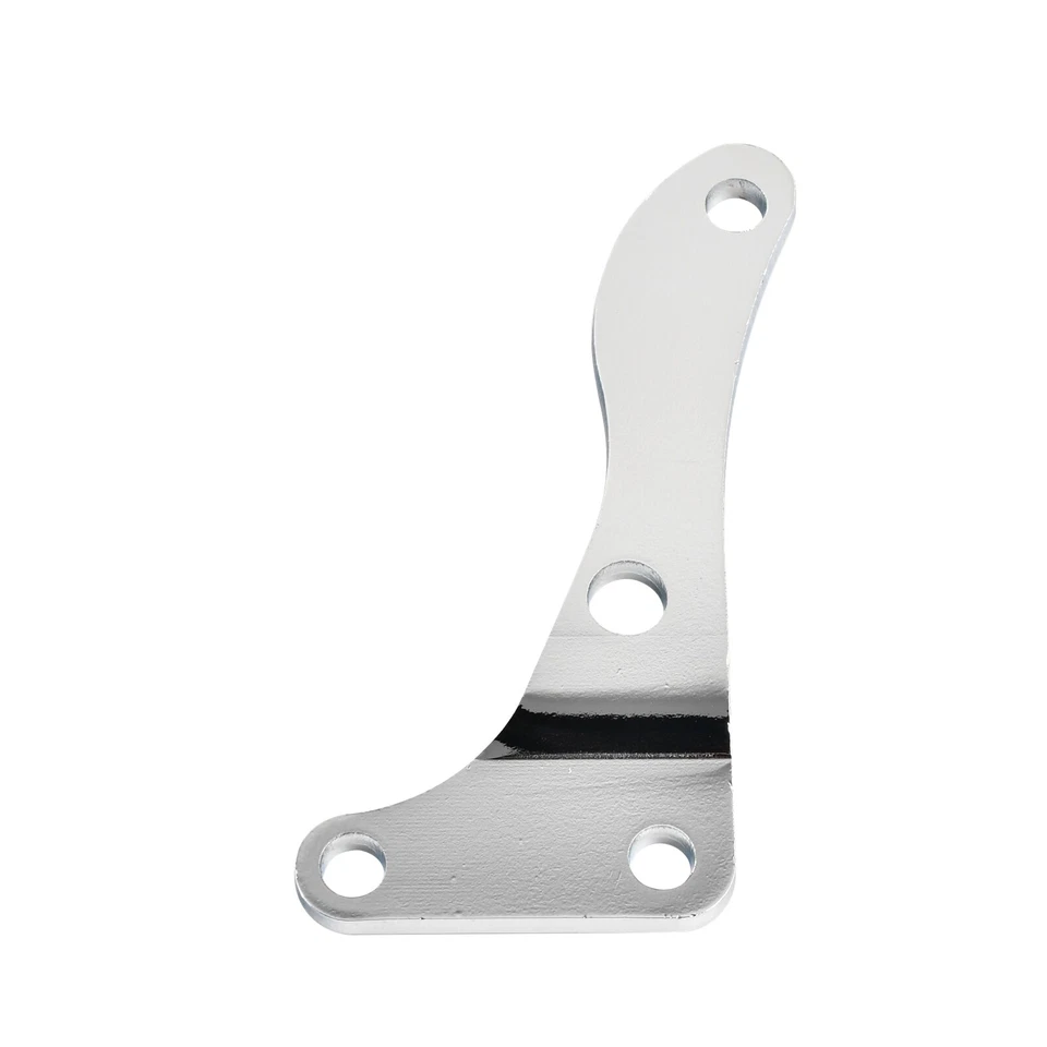 Kit de soporte de acero alternador bomba de agua larga para 1969-86 SB Chevy 350 LWP plateado Foto 4 de 4