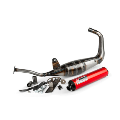 Schalldämpfer MVT S-STRASSE Durchgang Niedrig Schlot 50 Baja RR 2007-2013