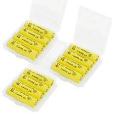 12Pcs 1.2v AA Ni-MH Rechargeable Batteries 700mAh with Battery Storage Case