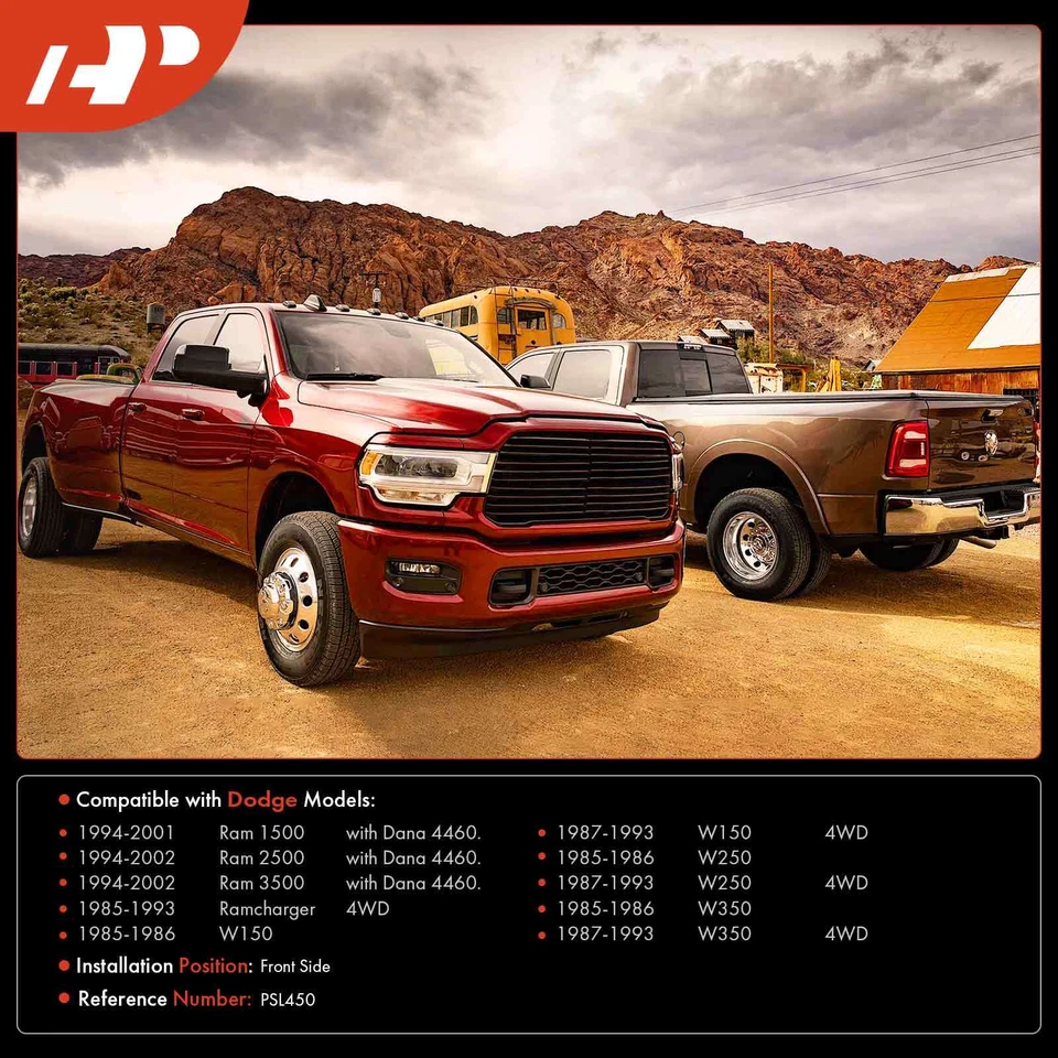 Kit de conversión de desconexión de eje de eje A-Premium para Dodge Ram 1500/2500 1994-2002 Foto 2 de 4