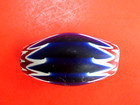 ANTIQUE MURANO ART GLASS BEAD NATIVE AMERICAN TRADE INDIAN RARE VENETIAN 2" inch — photo 6