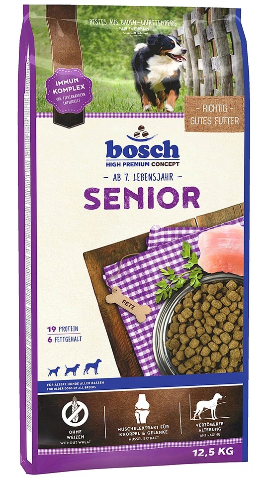 BOSCH Hundefutter HPC Senior Trockenfutter mit Geflügel 2x12,5kg - Bild 2 von 4