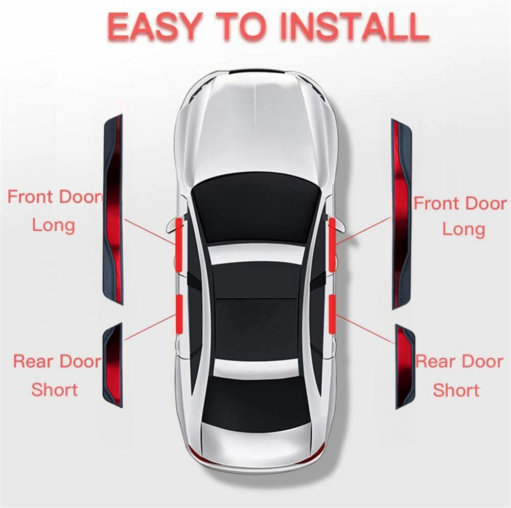 For Rubicon Accessories Car Door Scuff Sill Cover Panel Step Protector Trims X4