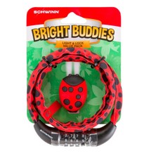 Schwinn Bright Buddy Light - Lady Bug Universal Bike Bicycle Lock Kids Children
