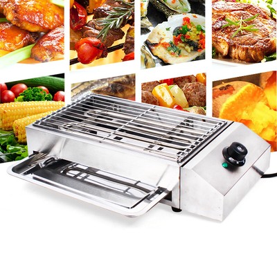 Electric 1800W Griddle Flat Top Grill Hot Plate BBQ Countertop Commercial Grills