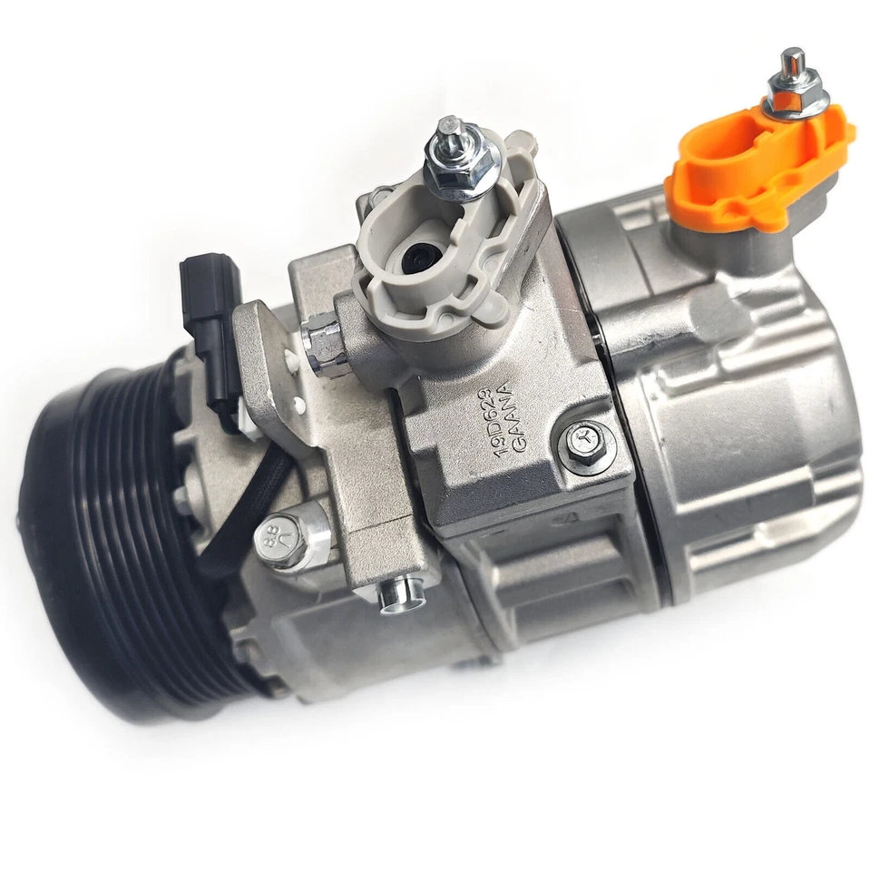 AC Compressor For Ford F-250 F250 F350 F600 Super Duty 7.3L 2020 2021 2022 - Image 2 of 4