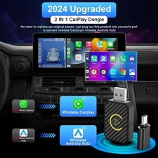 Wireless USB CarPlay Adapter Wireless Carplay Dongle For iPhone Apple Plug &Play