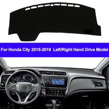 Alfombrilla de tablero de coche cubierta de tablero capa de alfombra para Honda City 2015-2017 2018 2019