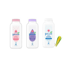 3 x Johnson's Cornstarch Baby Powder Keep Skin Dry Soft 100g 3 SOFTNESS VARIANT