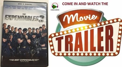 The Expendables 3 (DVD, 2014, Widescreen) Sylvester Stallone, Great Shape!
