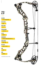 Mathews Z3 lost camo compound bow RH