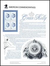 1993 Grace Kelly Princess actress CP411 commemorative panel 411 MNH Sc 2749