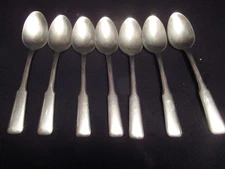 7-Wm A Rogers Oneida Ltd FRIENDSHIP PATTERN Stainless Flatware Teaspoons