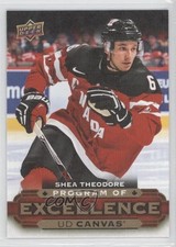 2015-16 Upper Deck UD Canvas Program of Excellence Shea Theodore #C268 1rm