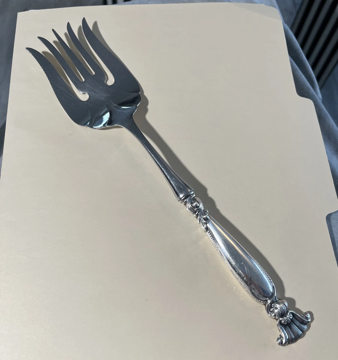 Wallace Antique US Sterling Silver Serving Forks for sale | eBay