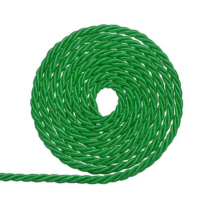 Geflochtene Kordel für Twisted, 3mm/11 Yard Schnur Seil grün