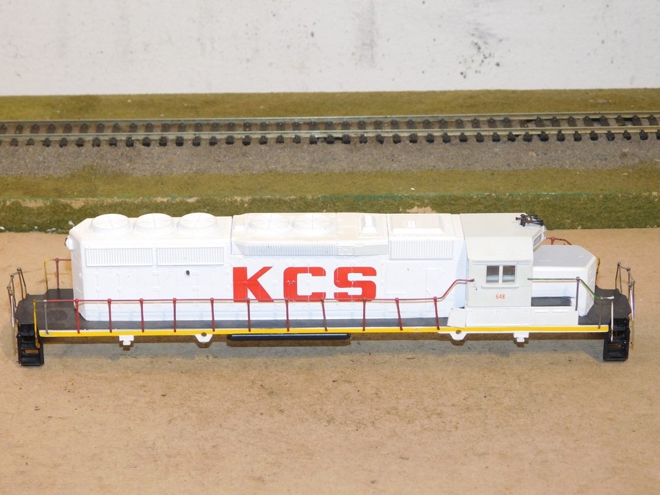 Athearn HO KCS Kansas City Southern SD40-2 Diesel Locomotive Shell w ...
