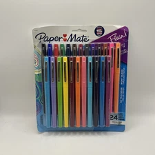 Paper Mate Expressive 24 Count Flair Marker Pens - Lightweight, Colorful