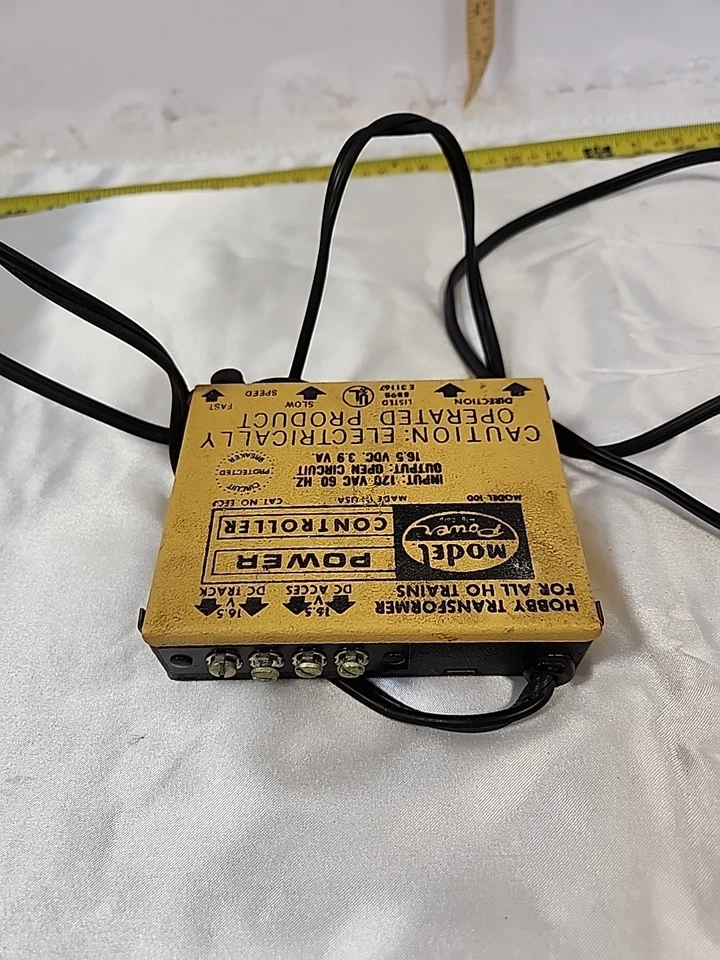 Model Power 100 Hobby HO Railroad Train Controller Transformer Power Supply - Image 4 of 4