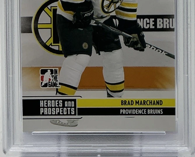 Brad Marchand Rookie PSA 10 - 2009 ITG ‘Heroes And Prospects’ - Bruins, Panthers - Image 3 of 4