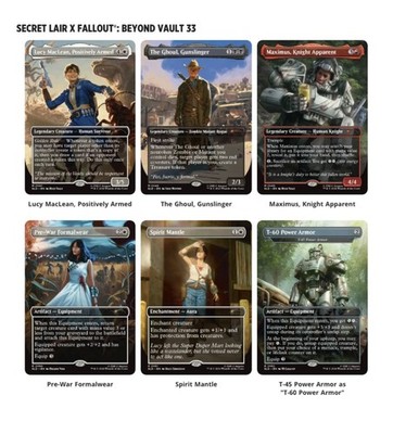 MTG Secret Lair Drop  FOIL Fallout Beyond Vault 33  