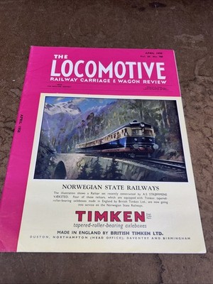 The Locomotive Railway Carriage & Wagon Review Magazine April 1958