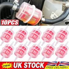 10X Large Inline Fuel Filters Diesel Bio Plant HGV Forklift Filter 6-8mm UK