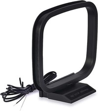 AM Loop Antenna Aerial Bare 2-Wire Connector Home Theater HiFi Audio Receiver