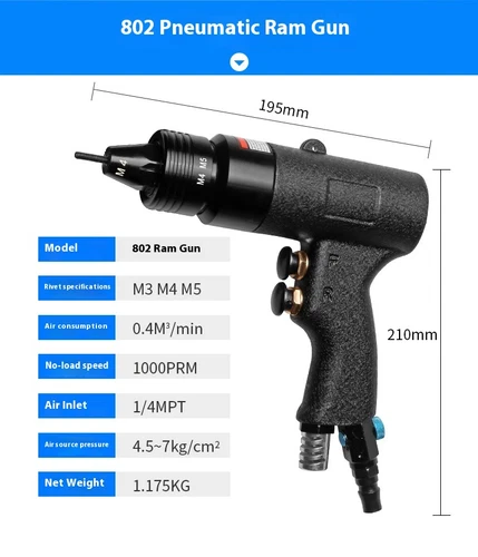 Pneumatic Rivet Nut Gun, Rivet Nut Gun, Rivet Nut Gun, Rivet Machine - Picture 9 of 13