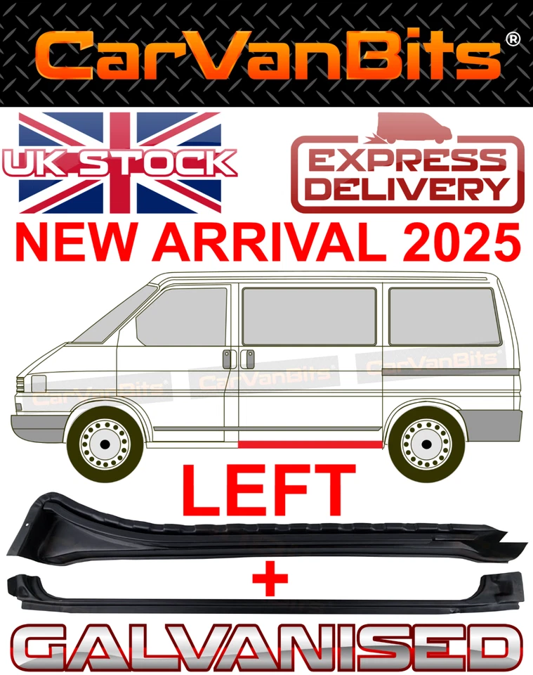 FOR VW TRANSPORTER T4 90-03 UNDER SIDE SLIDING DOOR INNER SILL REPAIR BODY PANEL