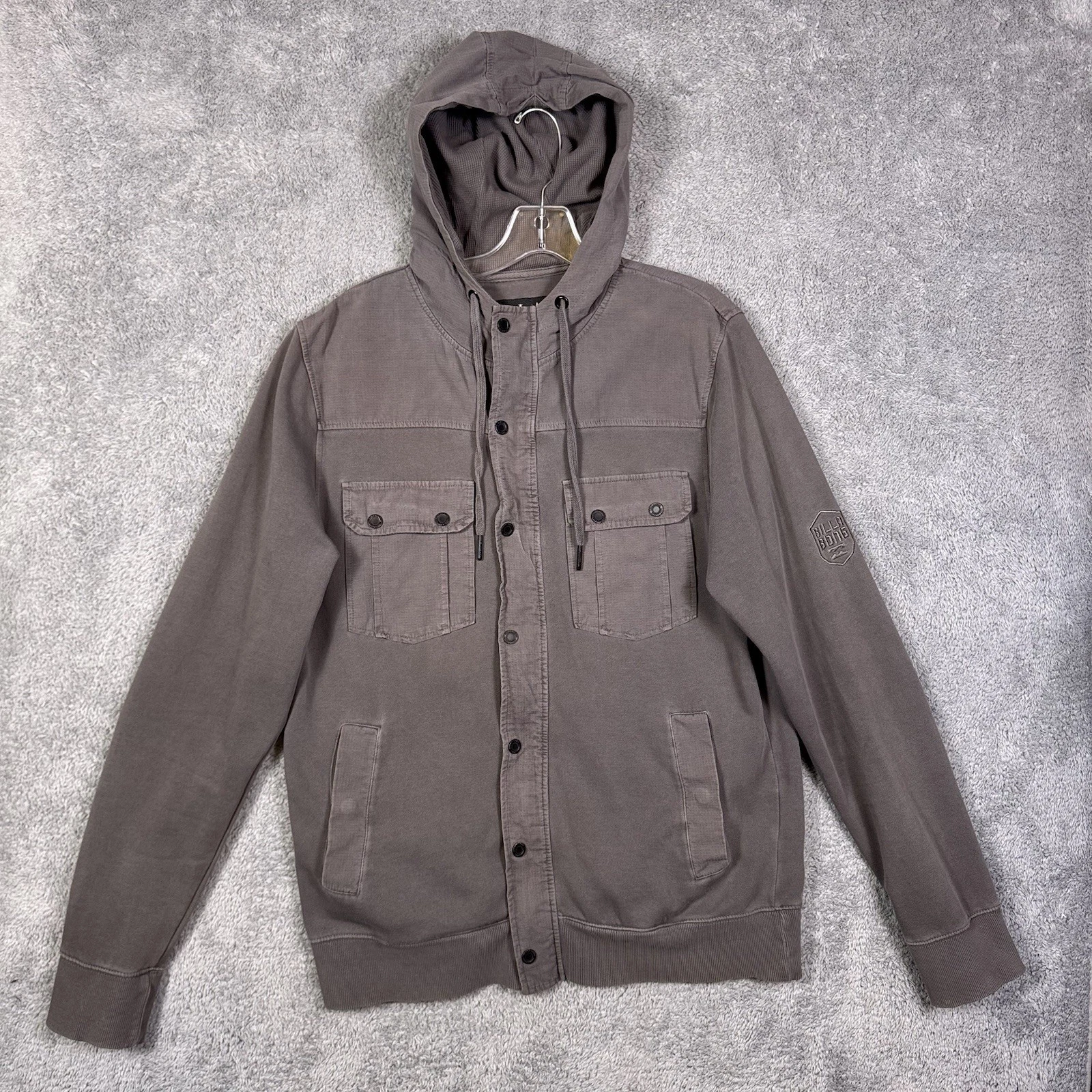 Vintage Billabong Jacket Mens L Fleece Lined Canvas Chore Cargo Hoodie Ripstop
Opens in a new window