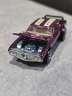 Olds 442 Magenta original wing & button!  Grail find! Hot Wheels REDLINE NM