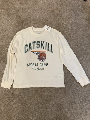 Crewcuts Kids' long-sleeve Catskill sports camp graphic T-shirt