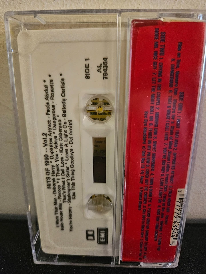 HITS OF 1990 VOLUME 2 Various Artists 1990 CASSETTE TAPE POP ROCK MEGADETH - Image 4 of 4