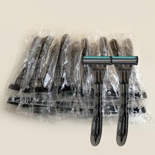 Disposable 3 Blades Razors Bulk, Travel Size 1 Count Pack of 50 , Grey