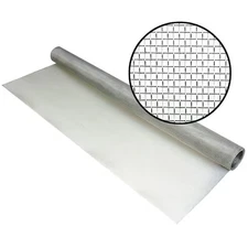 Aluminum Screen, Aluminum, 60 In W, 50 Ft L, 0.01 In Wire Dia, Gray, 3000777