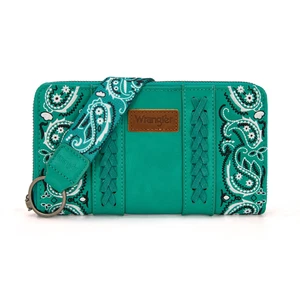Wrangler Bandana Paisley Print Wallet