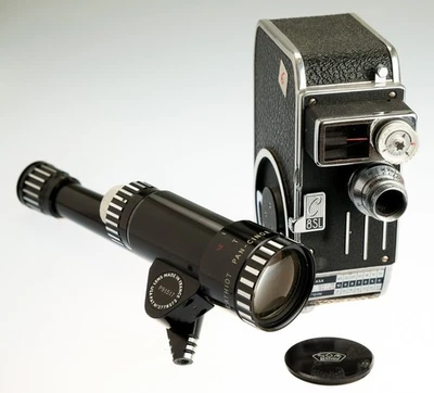 Bolex Paillard C 8SL, Wollensak Revere 13mm , Som Berthiot Pan-Cinor 1,9/8-40 - Bild 1 von 4