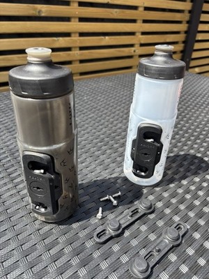 Peaty's x Fidlock Lockin Magnetic 600ml Fahrrad Trinkflasche & Halterung - Bike Drink 