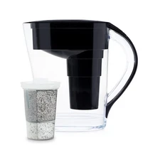 MINA Alkaline Pitcher | 9-Cup at Water Filter System That Adds Minerals and M...