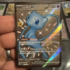 Mew ex 216/091 SV: Paldean Fates Holo on eBay