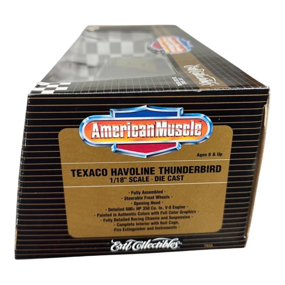 Davey Allison Havoline Thunderbird 1/18 Ertl American Muscle 1990 - Image 4 of 4