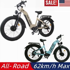 3000W Dual Motor E-Mountain Bike 52V 23AH 39 MPH 26" FatTire eBike for adult MTB