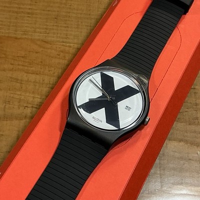 時計 straight edge SWATCH XX-RATED (SUOB402) Swatch SUOB402 White Men's Wristwatch for sale online | eBay