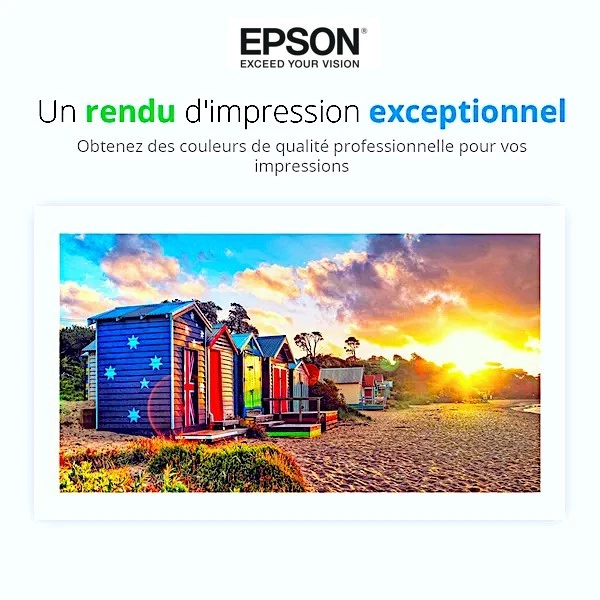 EPSON T1285 Multipack 4 cartouches Noir Cyan Magenta Jaune couleur Stylus Office - Photo 3/3