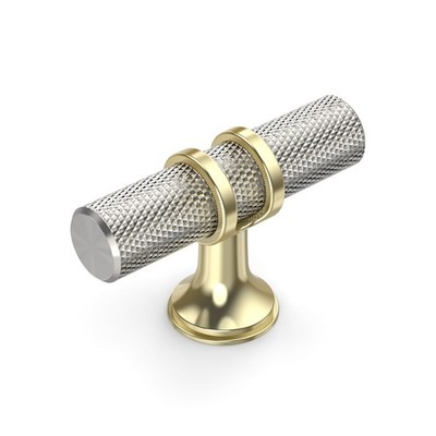 10 PCS Gold Brushed Nickel Knurled Cabinet Knobs Black Drawer Pulls Hardware